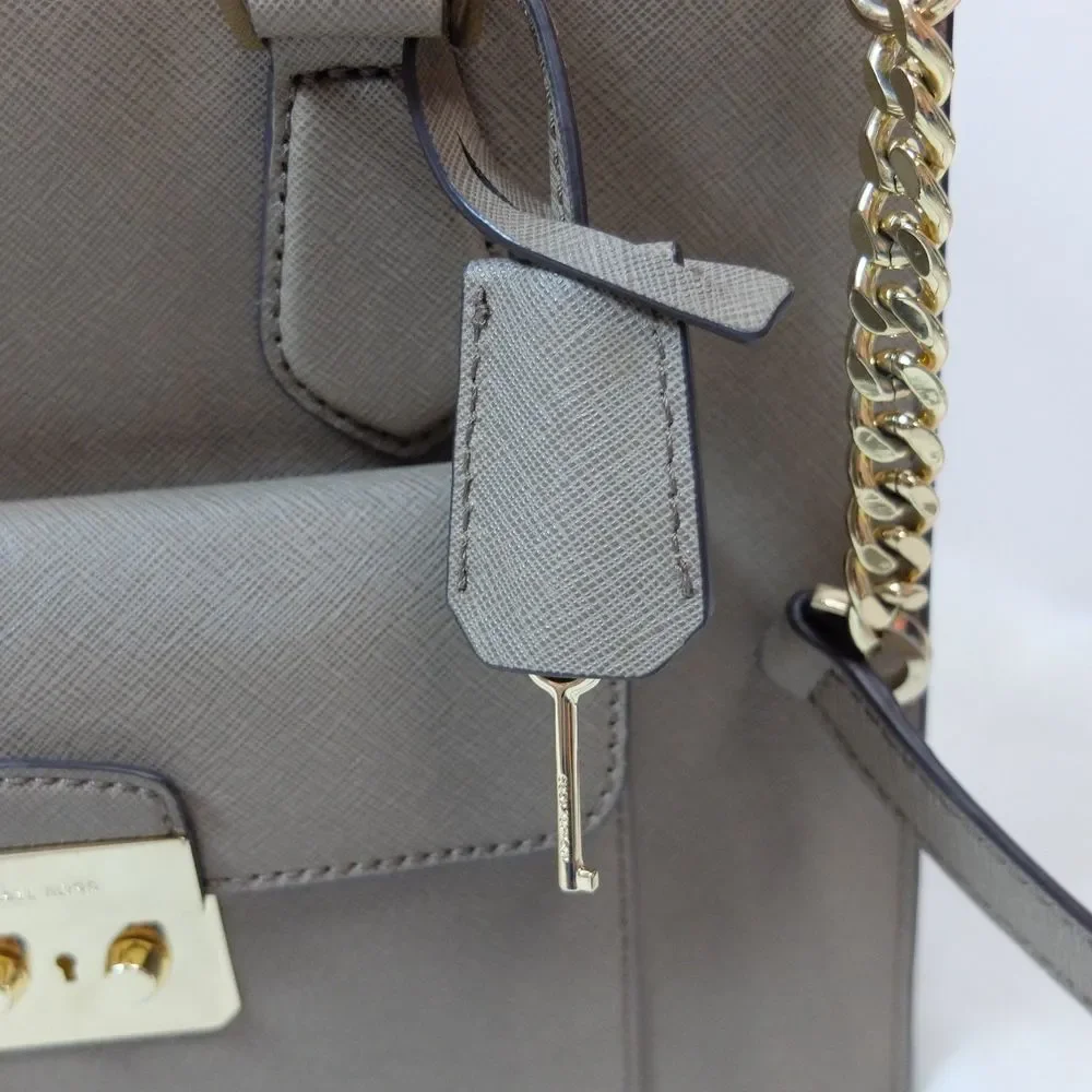 Michael Kors Dark Dune Bridgette Medium Saffiano Tote